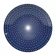 Dinerbord blue print - diamonds - ⌀26 cm