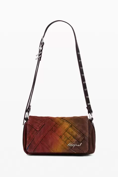 Denim patch tas