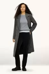 Corduroy broek - high waist - straight fit- LYCRA ®