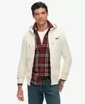 Essential Logo Zip Hoodie Half Brushed