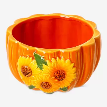 Bowl with embossed sunflowers - 12 cm