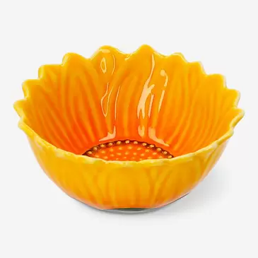 Bowl with embossed sunflowers - 9 cm
