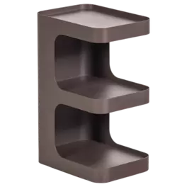 Vire bijzettafel metaal donkerbruin