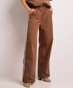 Wide fit broek met tape