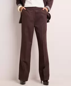 Uni flared fit broek
