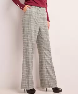 Broek met elastische tailleboord