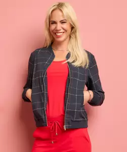 Travelstof bomber jasje