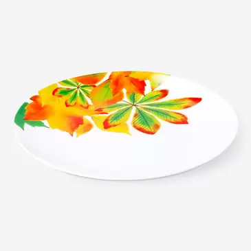 Plate with autumn print - 27 cm