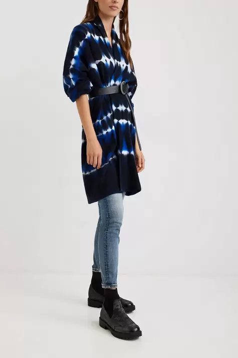 Gebreid open tie-dye jack