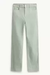 Corduroy broek - high waist - straight fit- LYCRA ®