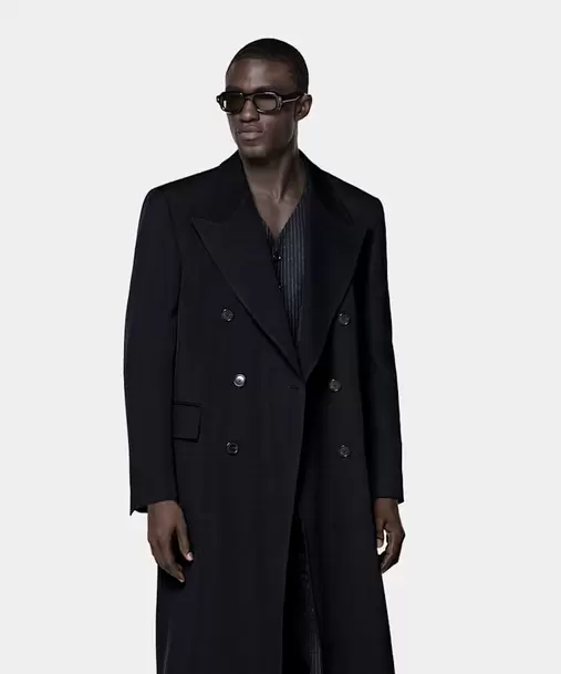 Navy Overcoat
