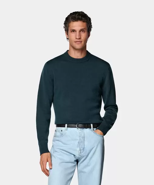 Mid Blue Crewneck