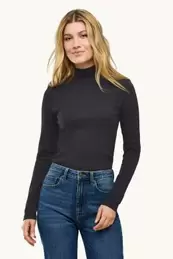Longsleeve - slim fit - geribd