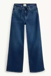 Wide leg jeans - mid waist - jog denim - LYCRA®
