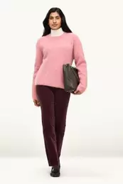 Corduroy broek - high waist - straight fit- LYCRA ®