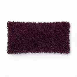Sierkussen Shaggy XL plum