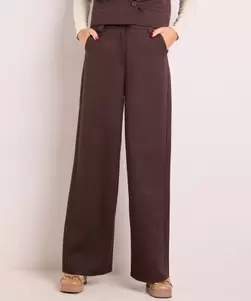 Uni straight fit broek