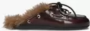 Bruine POSA Loafers BOAT LOAFER MULE HAIRY FUR