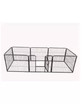 Adori 8-Hoekige Puppyren - Omheiningssysteem - Grijs 76x81 cm