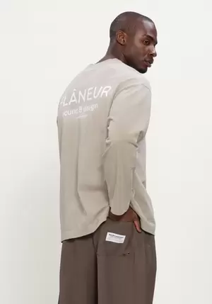 Zand FLANEUR T-shirt SOUND + DESIGN STUDIO MEMBER LONG SLEEVE