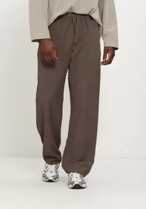 Bruine NEW AMSTERDAM SURF ASSOCIATION Wijde broek WORK TROUSERS