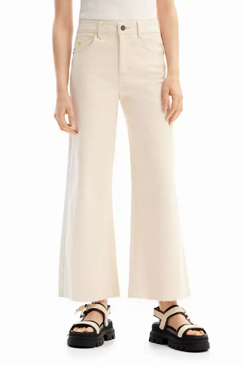 Cropped Culotte jeans