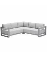 Malakka loungebank 3-delig - taupe