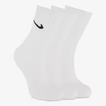 3 paar Nike Cushioned Crew sokken wit
