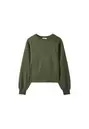 Soft touch sweater met aansluitende taille