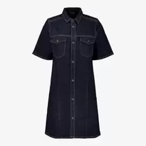 TwoDay dames spijkerjurk donkerblauw