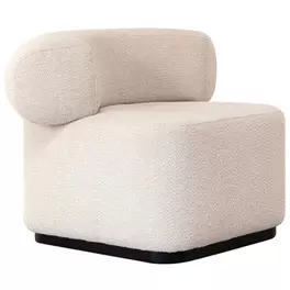 Luna Lounge 1 Seater Facet 1037 frame zwart