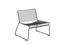 Loungestoel Hee zwart