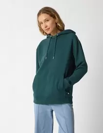 Hoodie - Kap - Petrolblauw