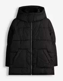 Outdoor jack - Materiaalmix - Zwart