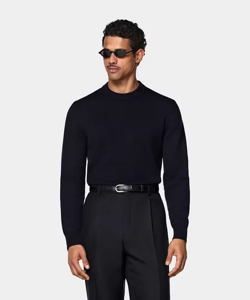 Navy Crewneck