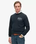 Classic Heritage sweatshirt met vintage logo op de borst