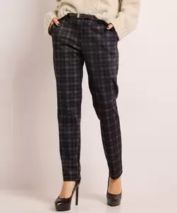 Broek met geruit dessin