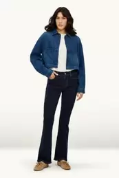 Bootcut jeans - mid waist - shaping jeans - LYCRA®
