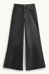 Wide flared jeans - high waist