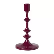 Kandelaar klein - bordeaux rood - ø10x18 cm