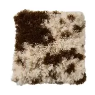 Kussen cow - bruin/wit - 45x45 cm