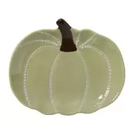 Bordje pompoen - groen - 17x12.5x2.5 cm