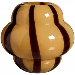 Vaas Safari - bruin/caramel - glas - 20xØ21,5 cm product
