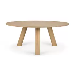Eettafel Unda eiken geolied Ø180 cm