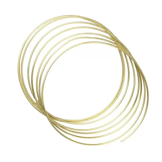 Aluminiumdraad - 3 meter - goudkleurig