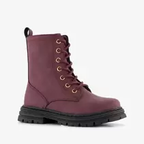Blue Box meisjes veterboots bordeauxrood