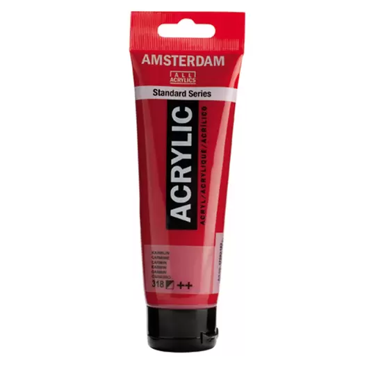 Amsterdam acrylverf - 120 ml - karmijn 318