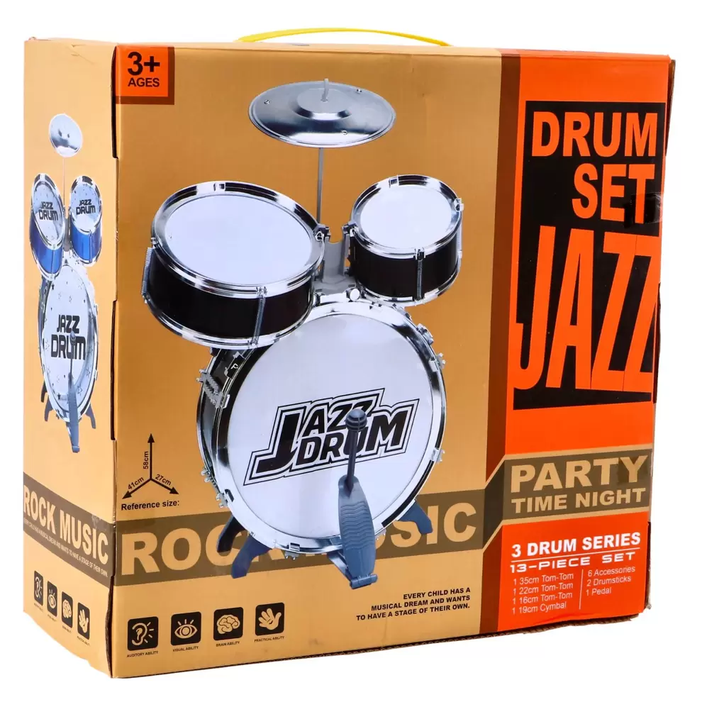 Drumstel met stoel rock music