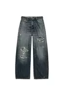 TRF MID-WAIST TURN-UP WAIST JEANS