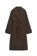 WATER-REPELLENT WINDBREAKER TRENCH COAT WITH BELT
